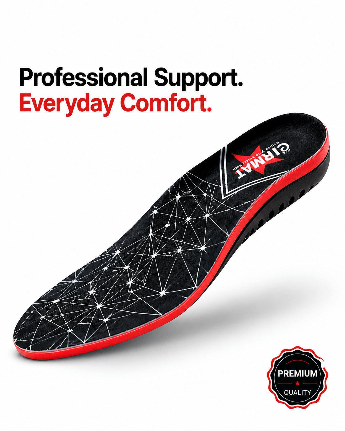 100% Imported FeetComfy ArchNest Pro Insole | Perfect for Arch Support
