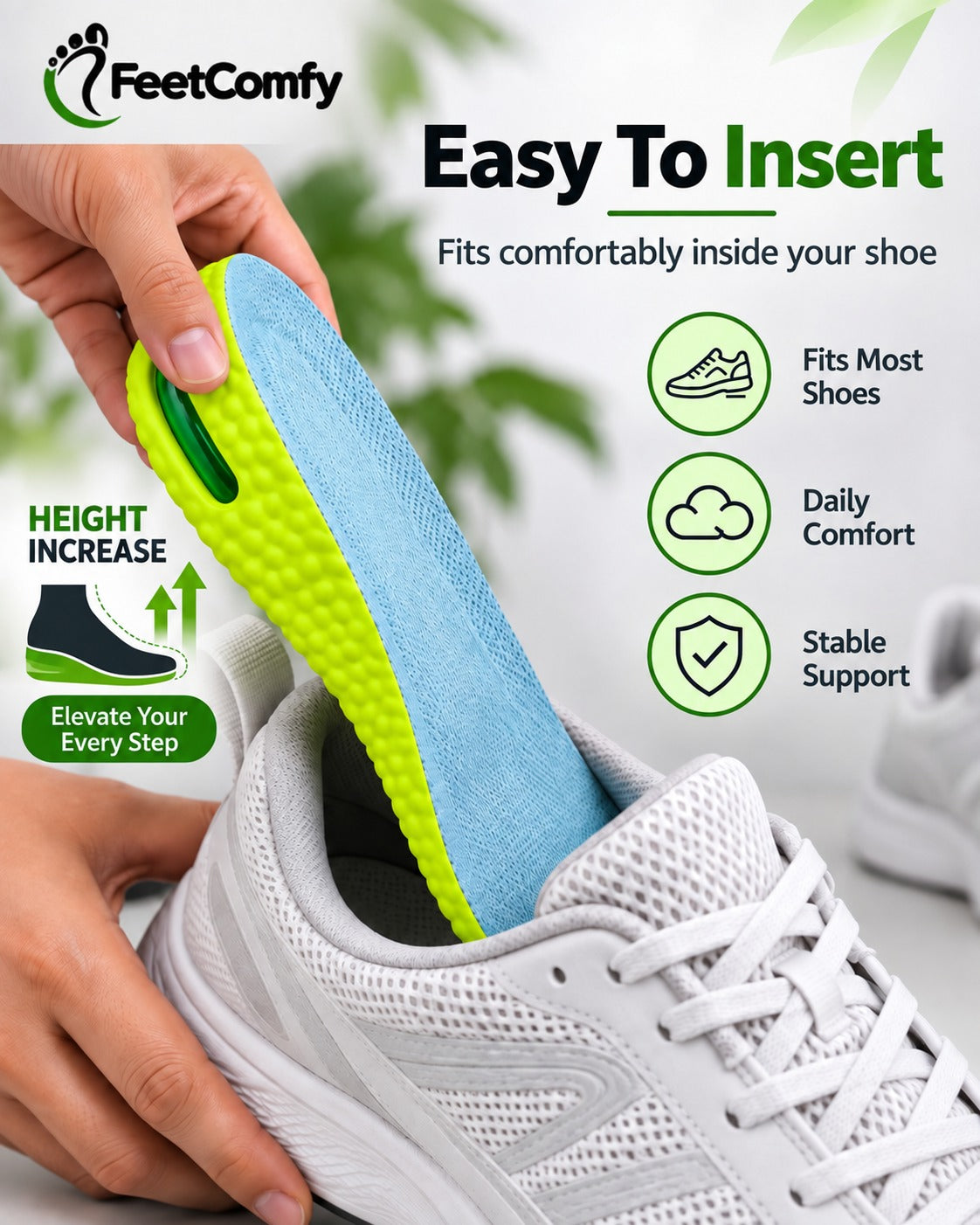 FeetComfy CushionTall Insole