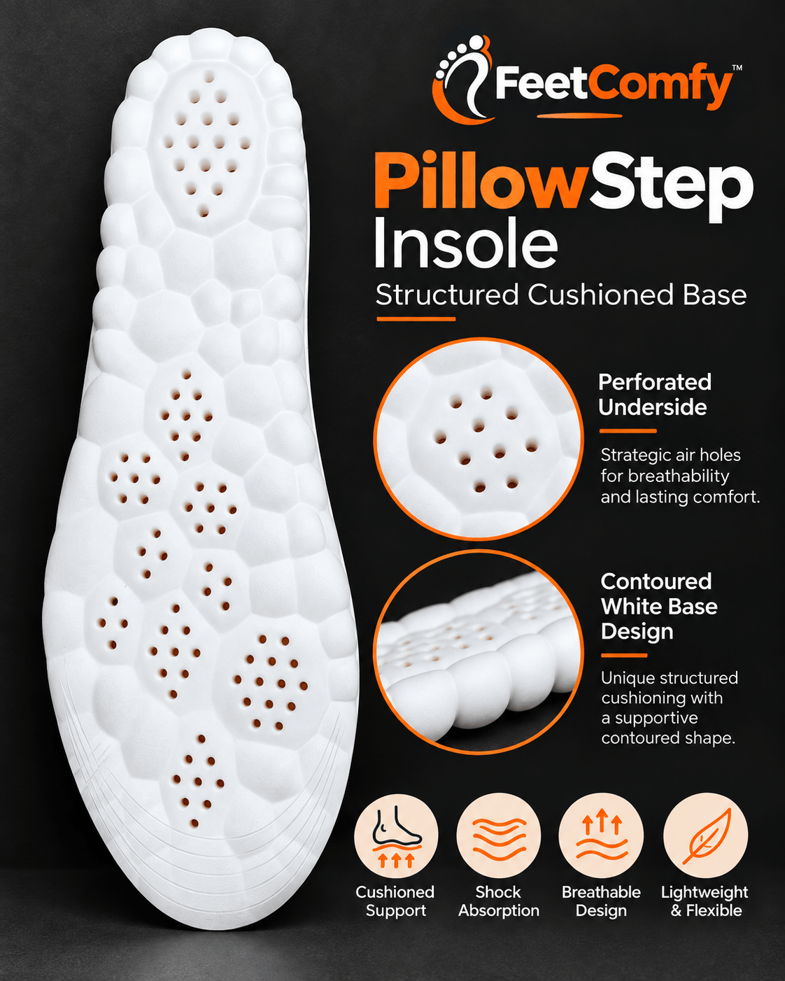 FeetComfy PillowStep Insole