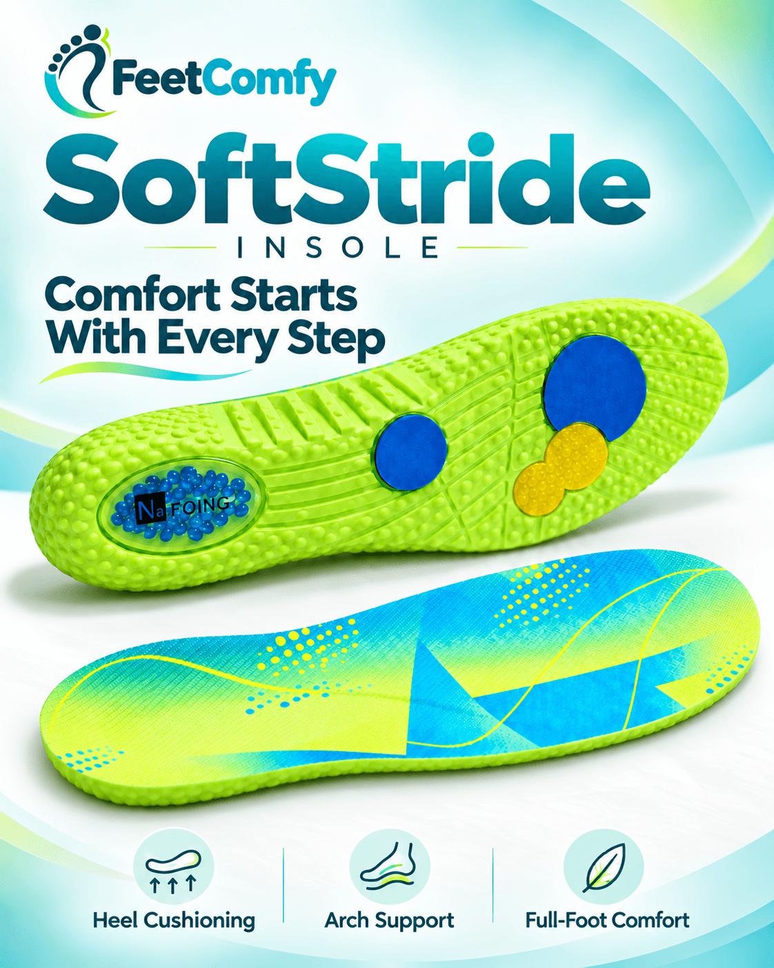 FeetComfy SoftStride Insole