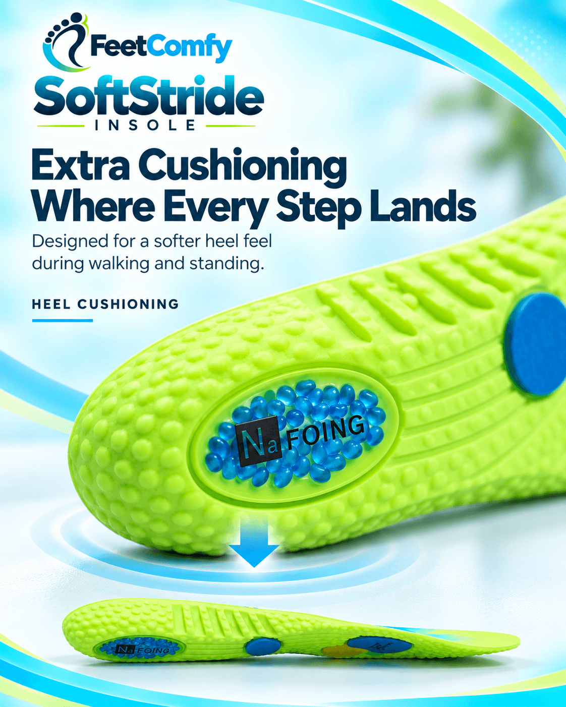 FeetComfy SoftStride Insole