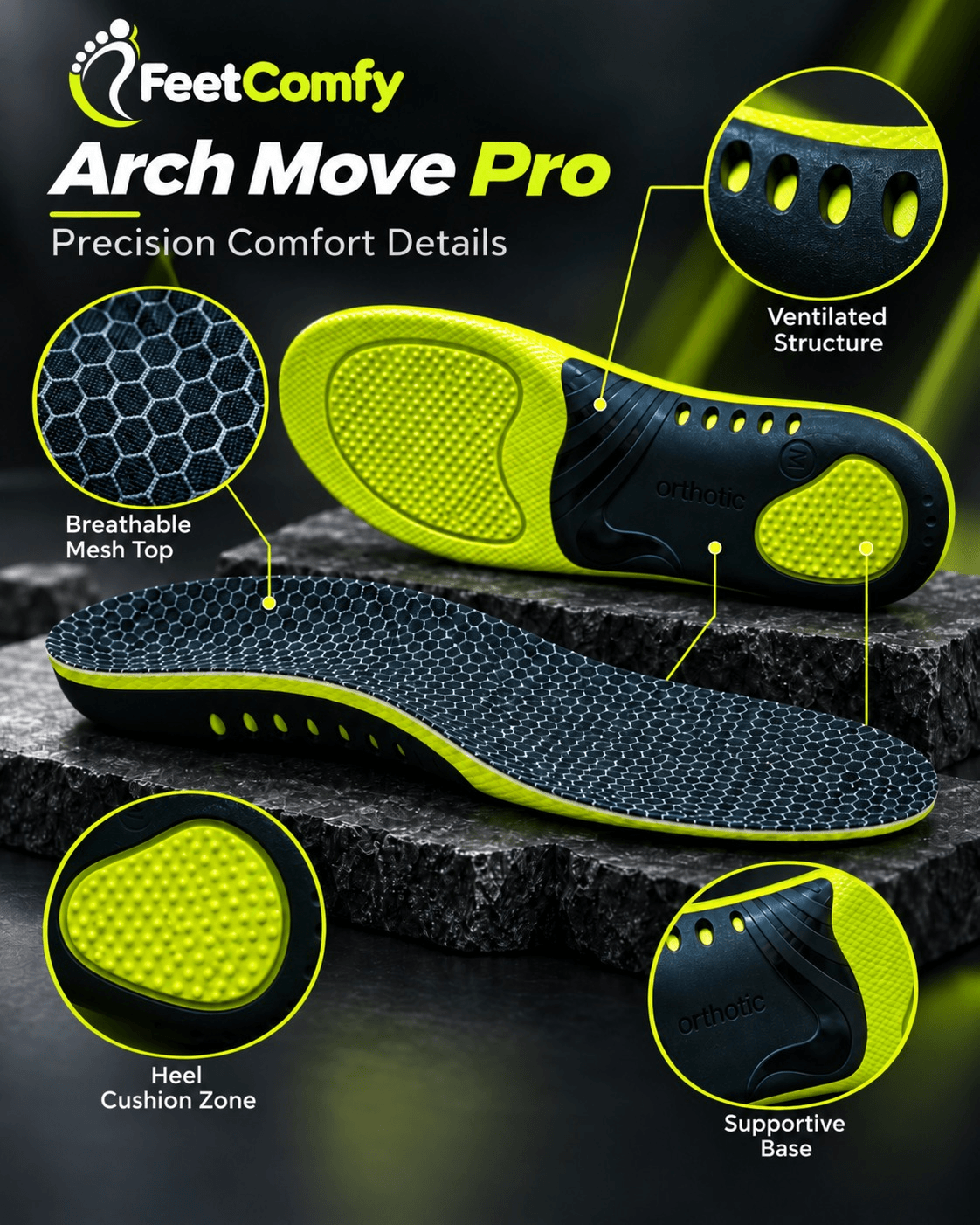 FeetComfy ArchMove Pro Insole