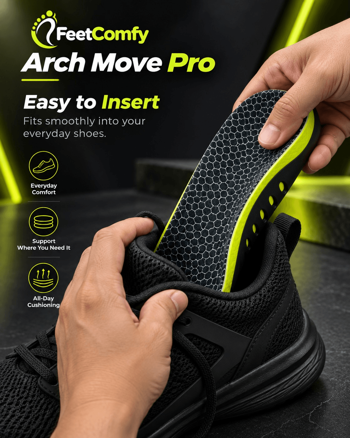 FeetComfy ArchMove Pro Insole