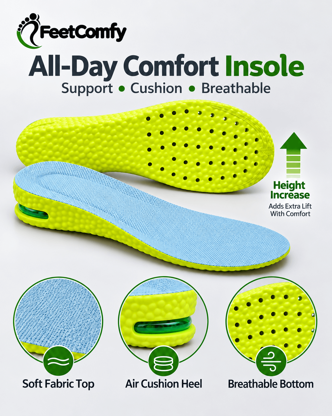 FeetComfy CushionTall Insole