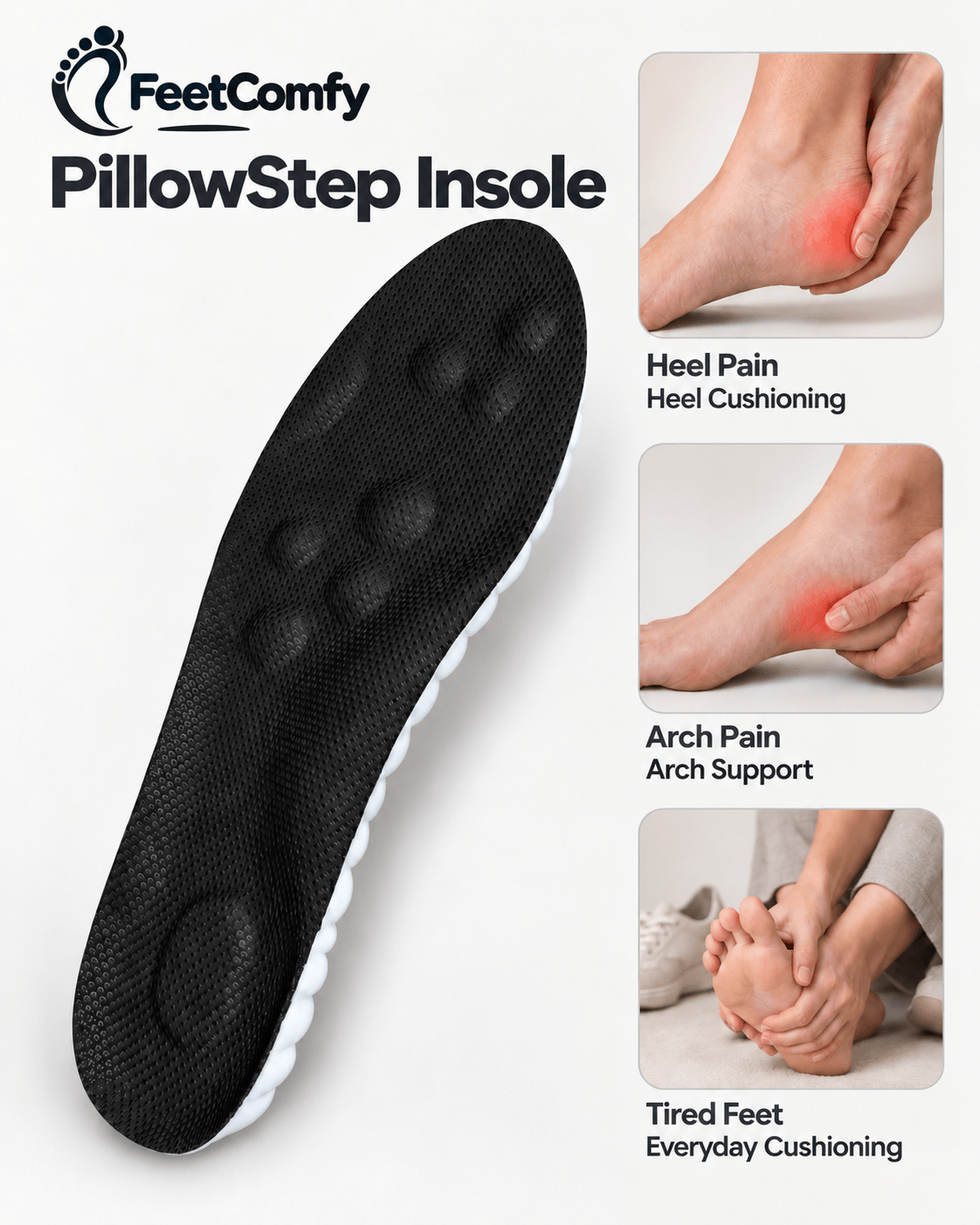 FeetComfy PillowStep Insole